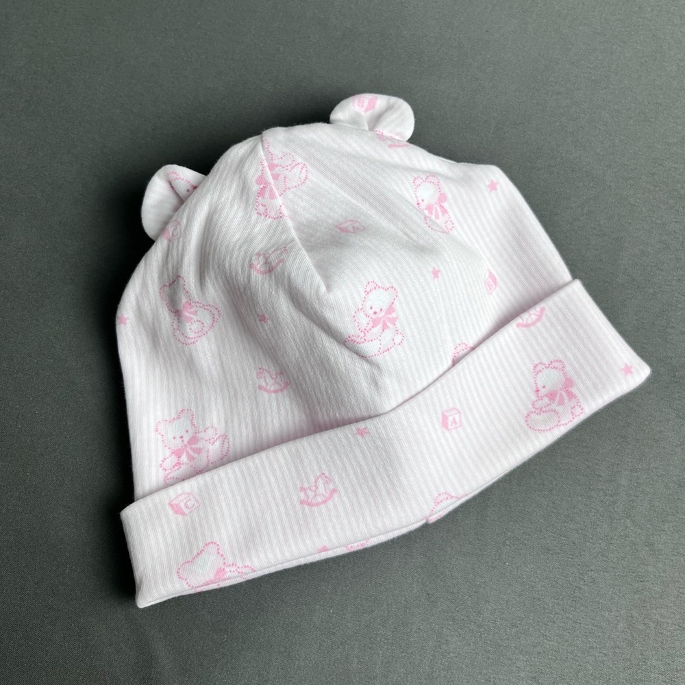 Kissy Kissy  Pima cotton baby hat size SM